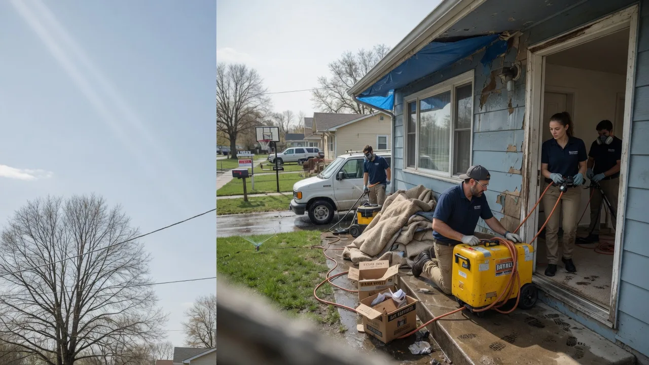 Basement Flood Cleanup in Dunbar, PA near me